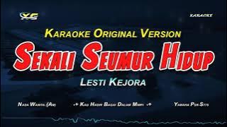 Lesti - Sekali Seumur Hidup (Karaoke Original Version) Nada Cewek