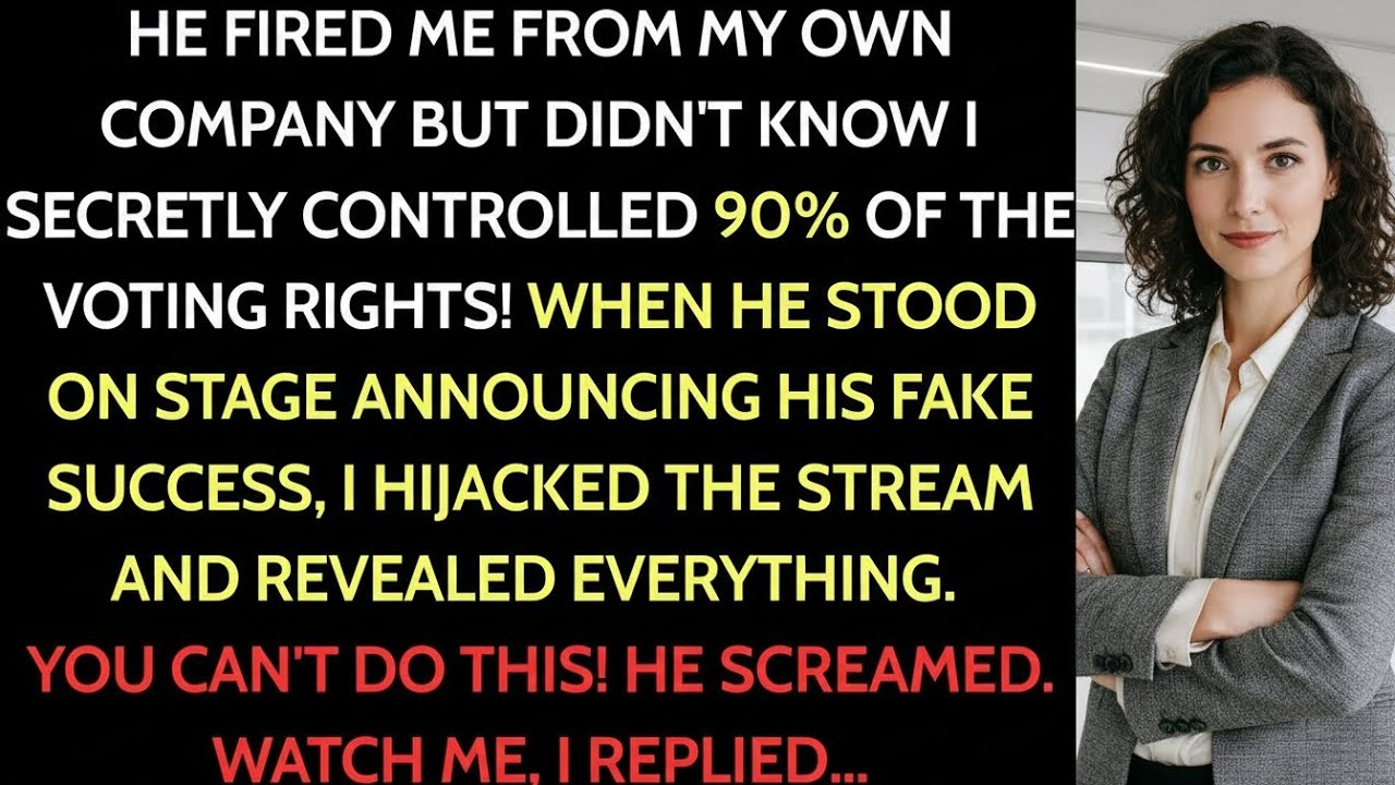 He Terminated Me—Not Realizing I Controlled the Company