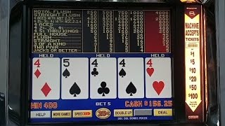 Doubled Down on Four 4s on Game King Double Double Bonus Poker screenshot 3