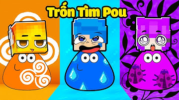 Huy Noob Trốn Tìm Pou Nguyên Tố Trong Minecraft