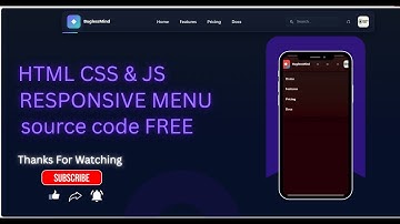 How to Create a Responsive Navigation Bar Using HTML, CSS  and JS.