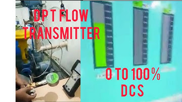 D.P.T flow transmitter loop checking | functional test