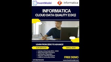 Informatica Cloud Data Quality (CDQ) Free Demo Class | Learn CDQ & IICS from Scratch | InventModel