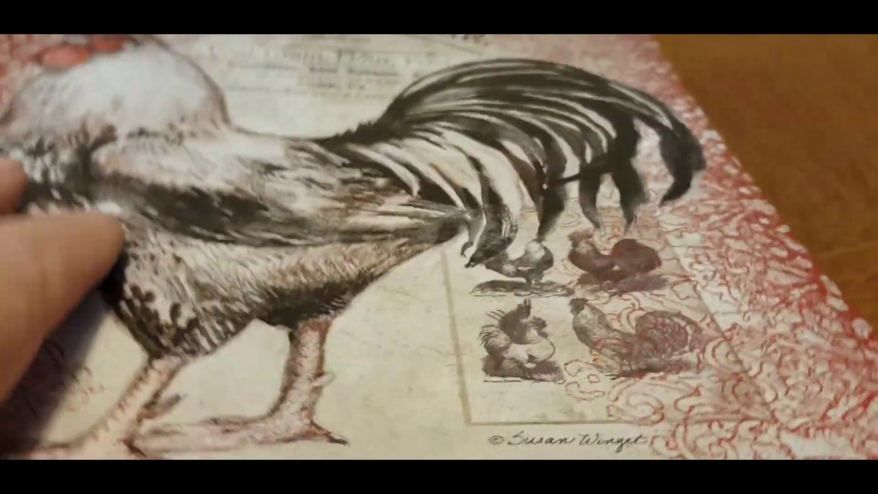 Barn Rooster Recipe Card Album - CookbookPeople.com - YouTube