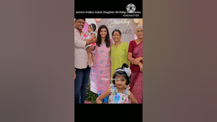 Serial Actress Sridevi Ashok 2nd Daughter 1st Birthday Celebration 🥰❤️#trending#shorts#priyachannel#