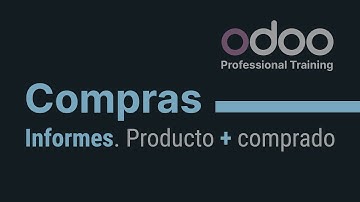 Compras Odoo - Informes. Producto más comprado