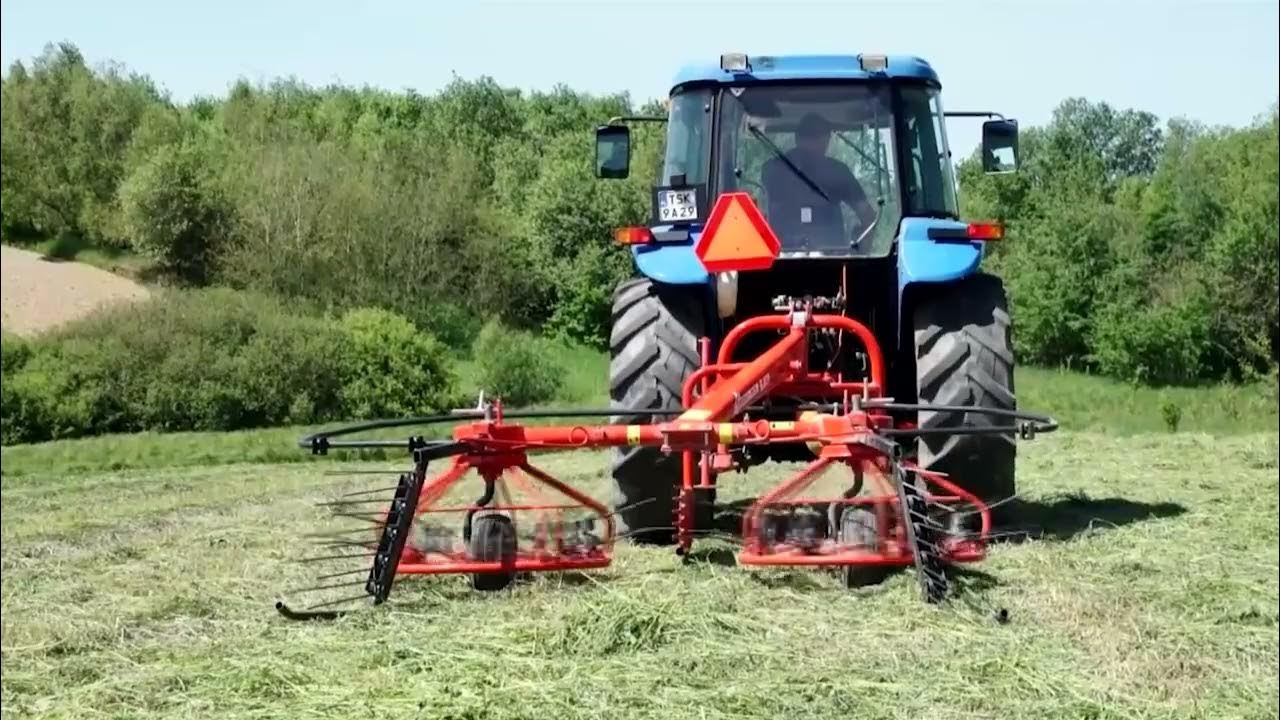 Haybob 300 Tedder & Rake Combination How does it work? YouTube
