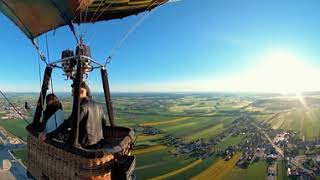 Short Promo VR balloon fly in 360 . Full version fine on my channel Poland 3D 8k 360 footage