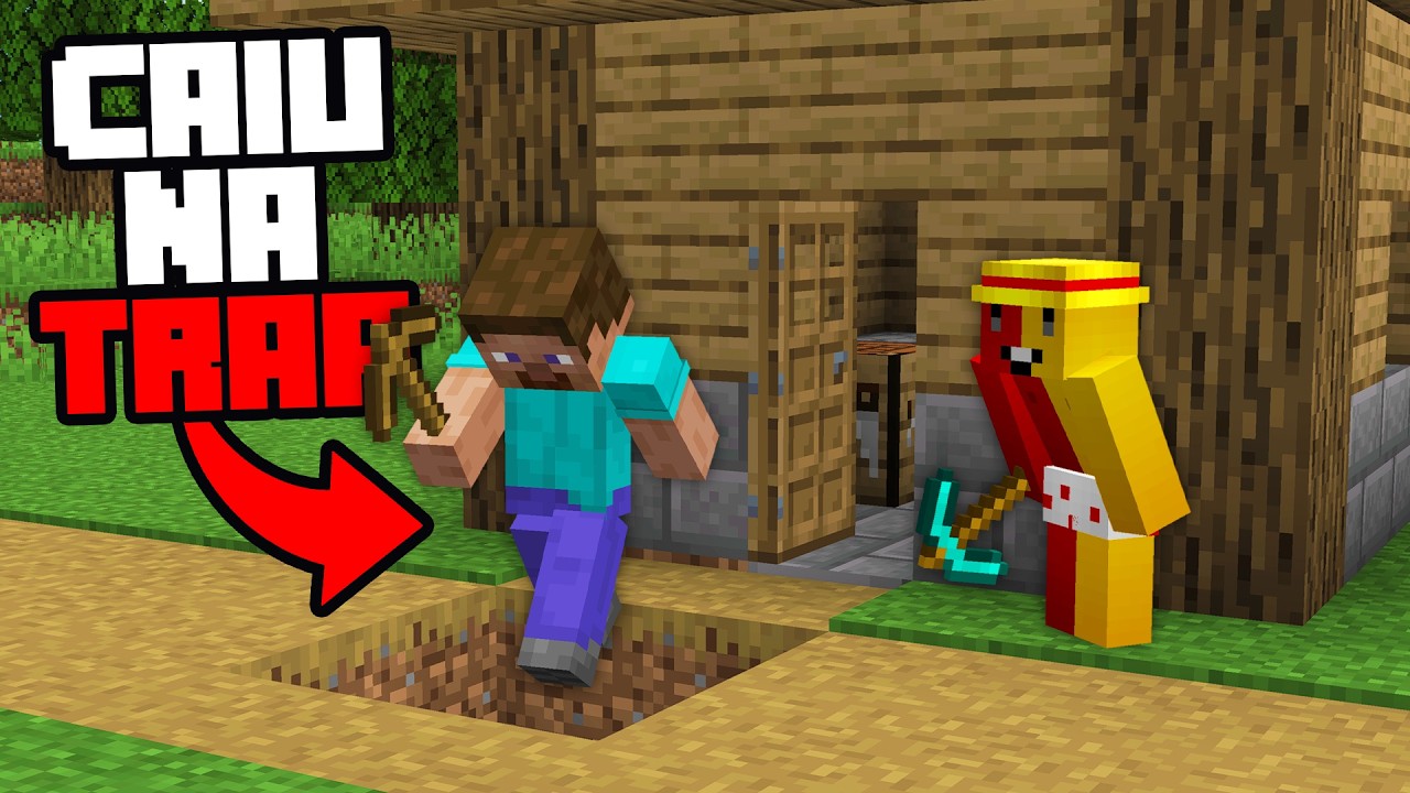 Trollei meu amigo com as TRAPS mais injustas do Minecraft