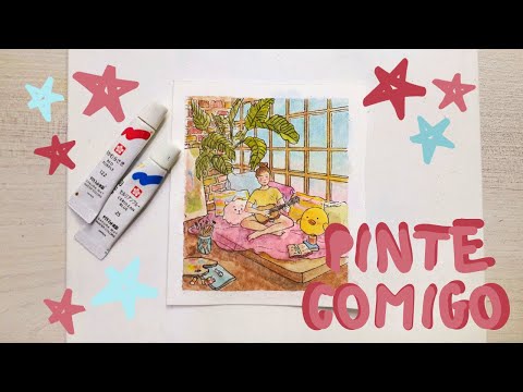 Vídeo: Aquarela Mindfulness: Pinte-se Calmo