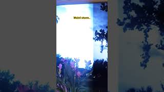 weird storm. #scenery #omg #sky #storm #florida #lightning #weirdweather #viral #interesting