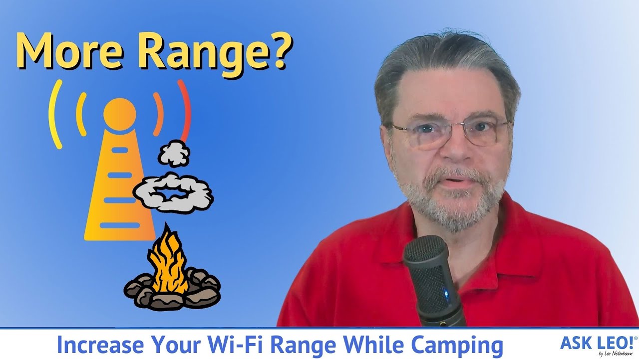 lilla Vibrere tendens Increase Your Wi-Fi Range While Camping - YouTube
