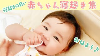 寝起きの良い赤ちゃんのゴキゲン寝起き集