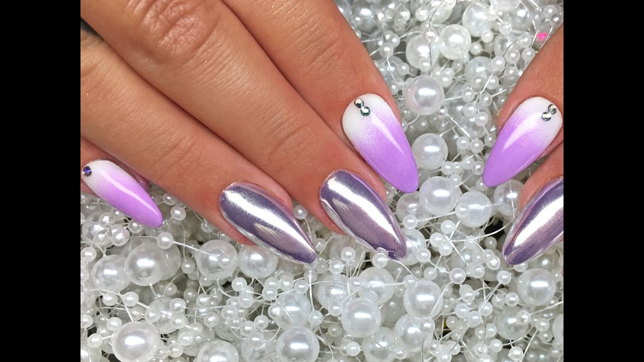 Chrom Pigment Purple Nail Design By Jet Set Beauty Werbe Teaser Youtube 