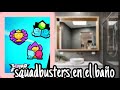 squad busters en el baño
