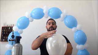 how to get balloon down from high ceiling  no ladder needed super easy!