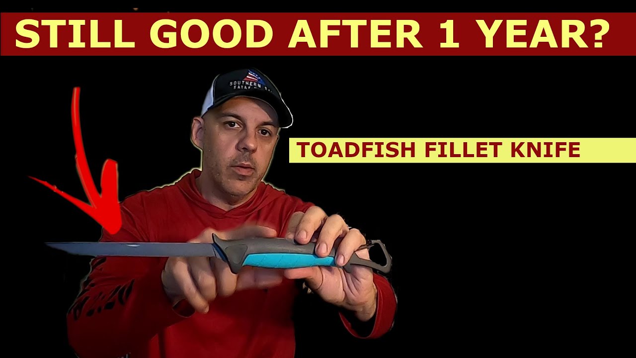 TOADFISH Stowaway Folding Fillet Knife 