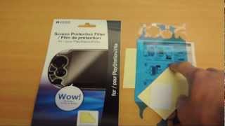 HOW TO: PSVita Hori Screen Protector Install