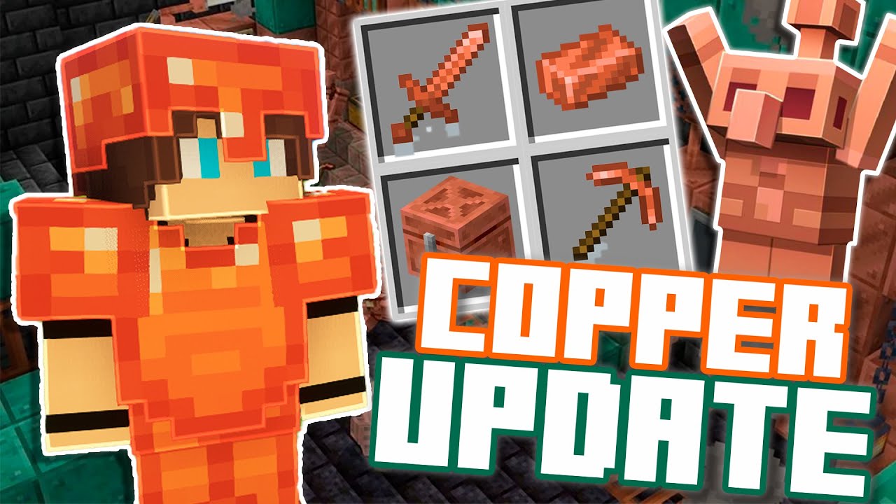Minecraft Copper Update Text NOVA SNAPSHOT DO MINECRAFT - COPPER UPDATE - YouTube