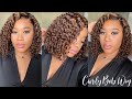 Grown &amp; Sexy Vibes 😍 | Short Curly Bob, Ready To Wear | HayQueenCrowns