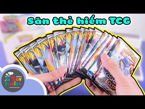 Săn thẻ hiếm trong 18 pack còn lại của Pokemon TCG Cosmic Eclipse ToyStation 466