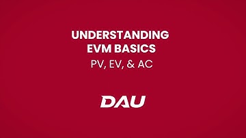 PV, EV and AC (Understanding EVM Basics)