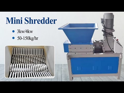 Mini Industrial Shredder Machine (50-100kg/h)