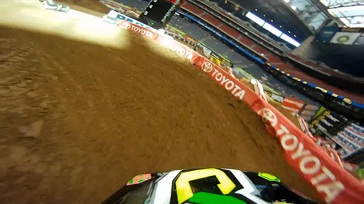 GoPro HD: AJ Catanzaro Practice - Houston Monster Energy Supercross 2011