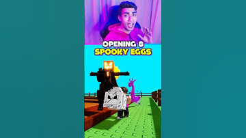 OPENING 8 SPOOKY EGGS GROW A GARDEN 😍