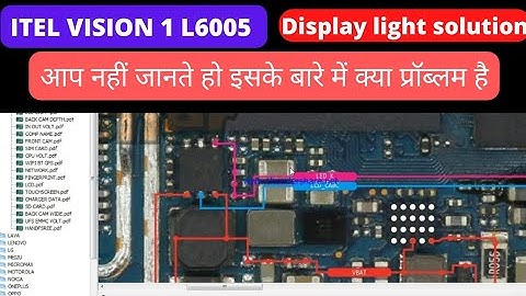 ITEL VISION 1 L6005 DISPLAY LIGHT PROBLEM SOLUTION #borneo  #iTel @Jagdambamobile