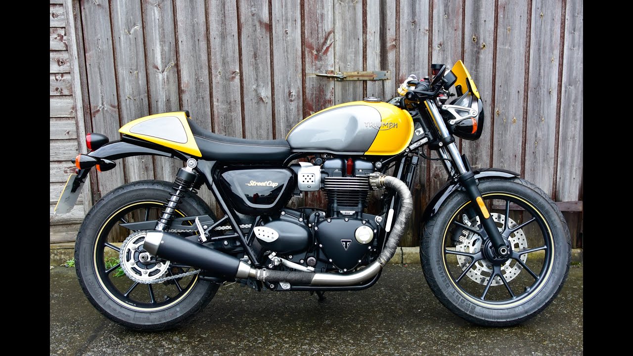 Triumph Street Cup for sale at Two Wheels ) £5,575. YouTube