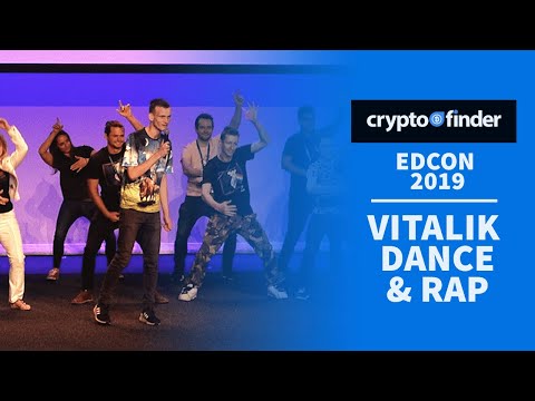 EDCON 2019 -  Vitalik and Ethereum Foundation dance and rap