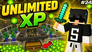 Finally Bana Liya Sabse Easy XP Farm! | Minecraft Survival Series Day 24