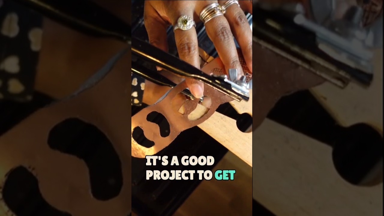 Jeweller Saw Practice with Leopard Spots