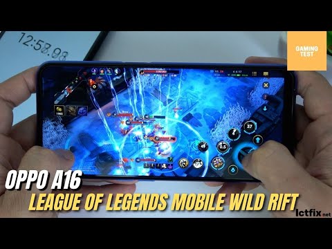 Oppo A55 League of Legends Mobile Wild Rift Gaming test | LOL Mobile