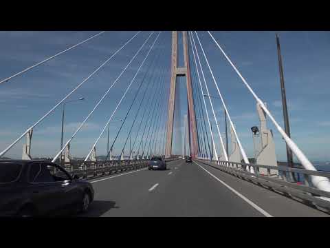 فيديو: مشاهد من روسيا: الجسر الذهبي في فلاديفوستوك