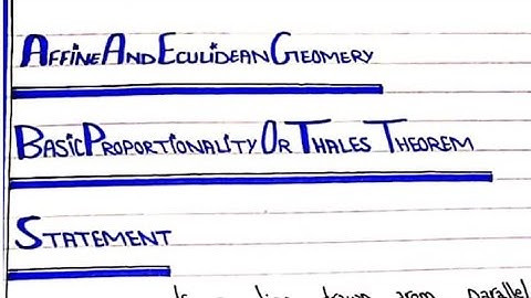 Gcuf past paper solution of Affine and Eculidean geometry of Bs math 4 semester