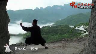 武當太極勢鐘雲龍 道長Wudang Zhang San Feng Taiji 13 by Grandmaster Zhong Yun Long @his cave on Wudang mountain