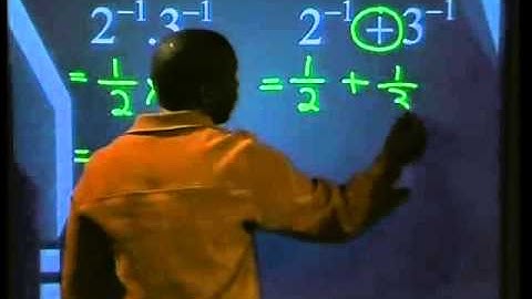 Negative and Zero Exponents