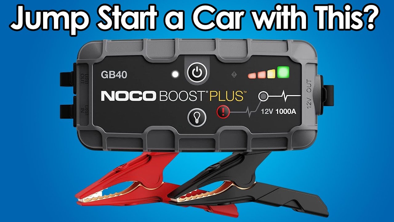 Jump Start Car with NOCO Boost Plus GB40 