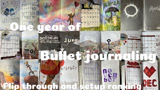 Bullet Journal flip through and setup ranking!!!!!