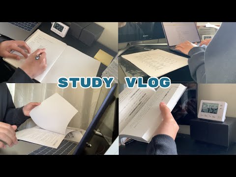 (study vlog) 家で勉強する日々/2day study vlog