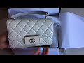 CHANEL FLAP BAG White unboxing