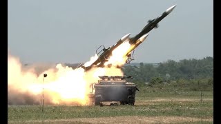 Russian 9K720 Iskander-M Tactical Missile And Us Air Defence Rocket