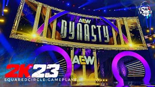 WWE 2K23 AEW Dynasty 2024 Modded Arena w/ Male & Female Entrances | New WWE 2K23 PC Mods