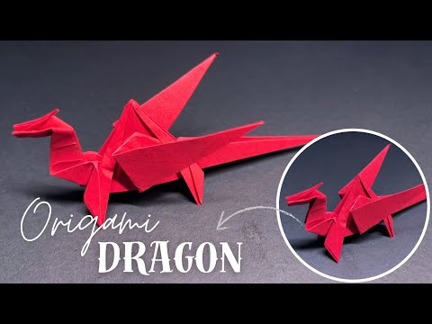Majestic Origami Dragon | Easy Paper Folding Tutorial! Without Glue & Scissors ✂️