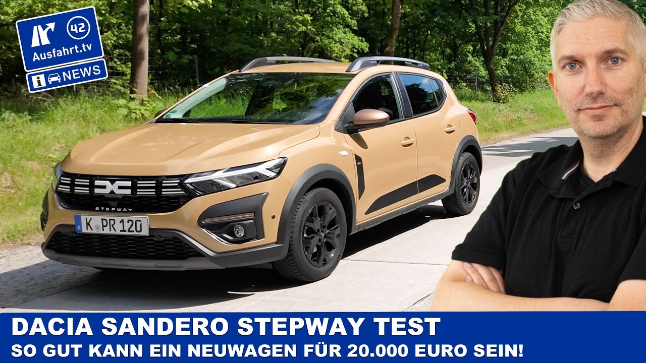 2025 Dacia Sandero Stepway TCe 110 Extreme Fahrbericht Test Meinung Kritik | Ausfahrt TV News