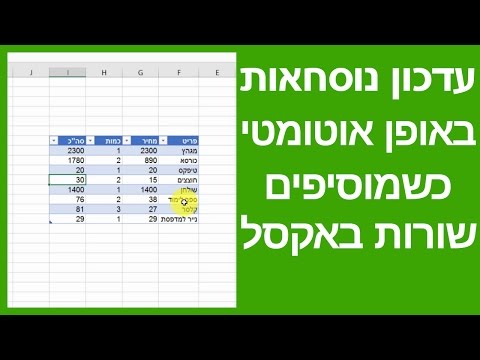 וִידֵאוֹ: איך ניתן להוסיף אילוצים לטבלה?