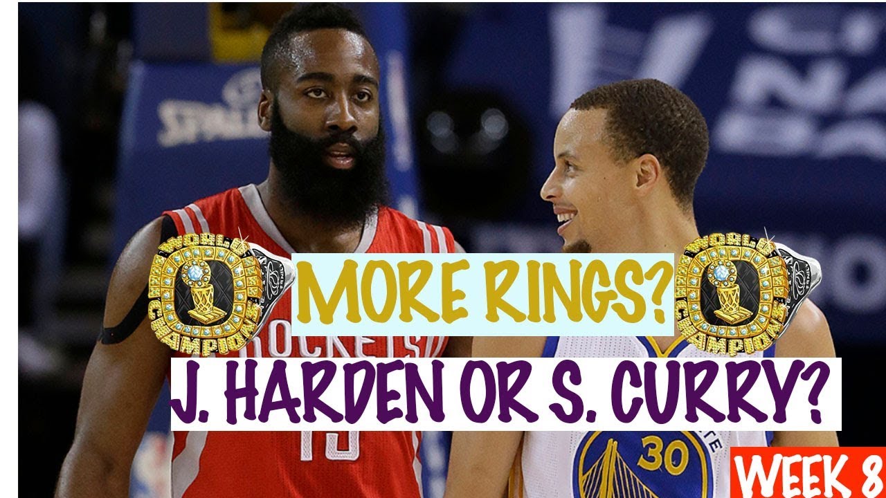 WHO WINS MORE RINGS FROM HERE? JAMES HARDEN OR STEPH CURRY YouTube