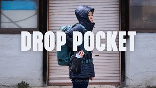NEW Shimoda Drop Pocket / Convenience For Accessories, Lenses, Small Cameras, Food and Drinks